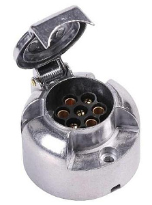 Розетка металлическая (7-контактная)