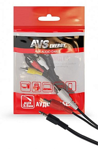 Кабель аудио черный  1,5м  AVS