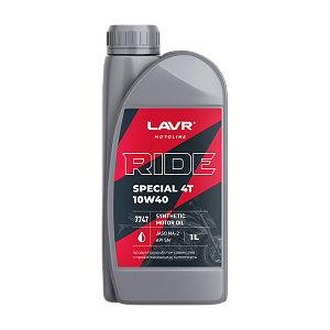 LAVR MOTO Ride Special 4T 10W-40 1л (синт) SN масло моторное
