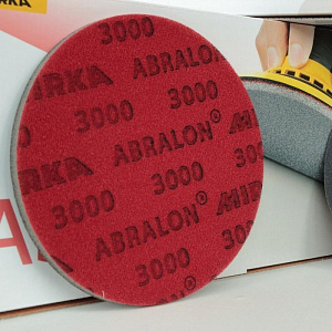 Диск ABRALON P3000 150мм  на тканево-поролоновой основе  MIRKA (20)