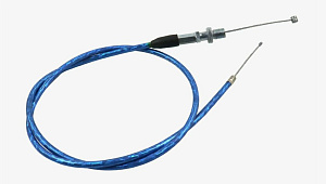 Трос газа L-1010 (HL-800, FL-130) с нятяжкой, для короткоходной ручки TTR (синий)
