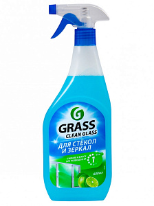 Очиститель стекол Голубая лагуна 600мл (триггер)  GRASS