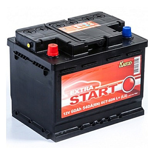 Аккумулятор EXSTRA START 6CT-60.1 60Ач (прямая полярность) 12В 540А 242*175*190