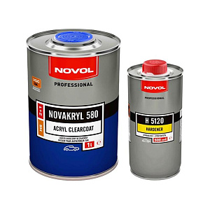 Лак NOVOL NOVAKRYL 580 HS 2+1 лак 1л + отверд.0,5л (6)