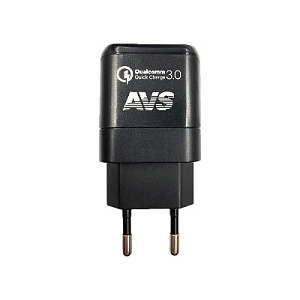 Устройство зарядное сетевое 1USB (1,5-3A)  AVS