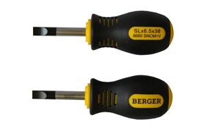 Отвертка шлицевая BERGER SL 6.5* 38мм  