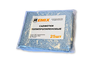 Салфетка полипропиленовая синяя  REMIX  (50)