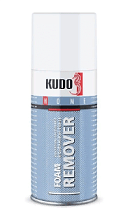 Очиститель KUDO застывшей монтажной пены 210 мл