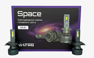 Лампа светодиодная H4/H19 38W LIGHTWAY Space 2шт