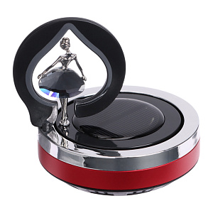 Аксессуар БАЛЕРИНА, на панель авто, с ароматизатором, красный