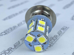 Лампа светодиодная LED 12V 35/35W (P15D-25-1) фарная (Альфа, Zadiak)