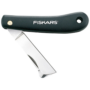 Нож FISKARS садовый для прививок, плоский  К60 1001625