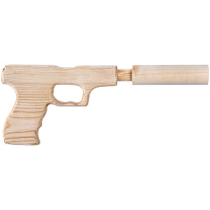 Пистолет сувенирный деревянный