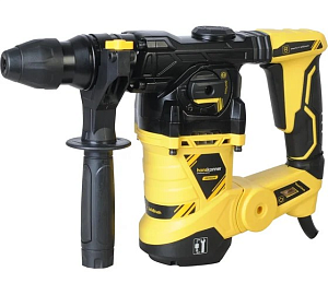 Перфоратор HANSKONNER 1500Вт, 32мм, 6Дж, 0-4500уд/мин, 3реж, ВЕРТИКАЛ, 4м каб., кейс  