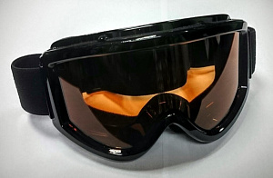 Очки кроссовые Koestler SD-1092 (черные, прозрачное стекло)