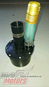 Насадка "Помпа" мотокосы для грязной воды (пластик.корпус, 9 шлицев, D-26мм)