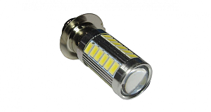 Лампа светодиодная LED 12V (P15D-25-1) 35/35W фарная (Альфа, Zadiak)