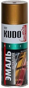 Краска-аэрозоль металлик Медь 520мл универсальная KUDO (12)