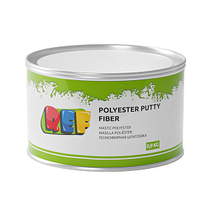 Шпатлевка со стекловолокном Polyester Putty FIBER 0,9 кг REF(12)