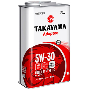 TAKAYAMA 5W-30 Adaptec (синт) API SP ILSAC GF-6A  1л масло моторное
