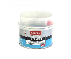 Шпатлевка NOVOL Fiber MICRO со стекловолокном 0,5кг (18)