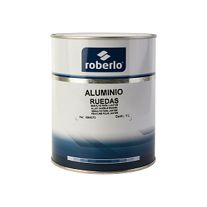 Краска для дисков ROBERLO  ALUMINIO RUEDAS, с алюминиевым блеском, 1л (12)