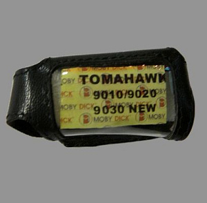 Чехол для брелка TOMAHAWK 9010/9020/9030 кобура с кнопкой, кожа чер