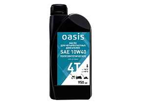 Масло 4Т Oasis MPS-4T SAE 10W40 (полусинтетика) 1литр.