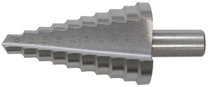 Сверло ступенчатое HSS по металлу  9 витое ступеней (9-36 мм)