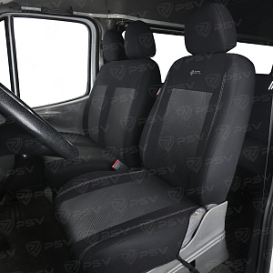 Авточехлы PSV GTL Jakkard Transit черный L