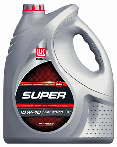ЛУКОЙЛ Супер 10W-40 (SG/CD) п/с масло моторное  5л