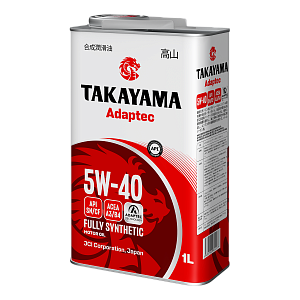 TAKAYAMA 5W-40 Adaptec (синт) SN/CF A3/B4  1л  масло моторное