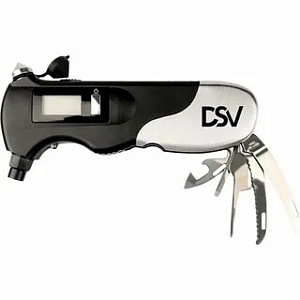 Манометр электронный (мультитул) с фонарем DSV