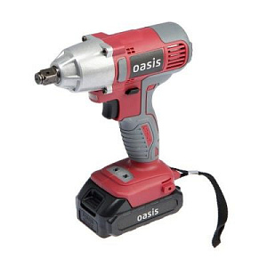 Гайковерт аккумуляторный Oasis GK-350 21V. 2х2Ач Li, 350Nm