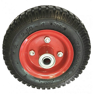 Колесо тачки садовой 2.50-4" (W16) несимметр. ступица, подшипник, камера