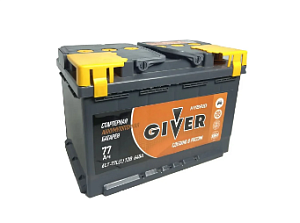 Аккумулятор GIVER HYBRID 6CT-77.1 (прямая полярность) 77Ah, 12V 