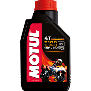 MOTUL 7100 Ester 4T 10W-40 SN, MA2 (100%синт) 1л  масло моторное