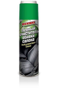 Очиститель обивки салона пенный RW6083 650мл (аэроз.)  RUNWAY  (12)