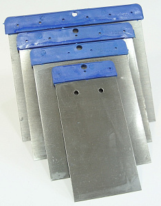 Набор шпателей металлических 4шт. (50, 80, 100, 120 мм)  TOR
