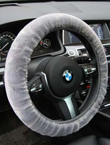 Оплетка  руля АВТОПИЛОТ меховая  