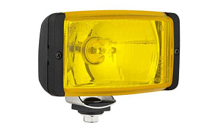 Фары дальнего света 2HMz (комплект 2 фары с проводами) желтые