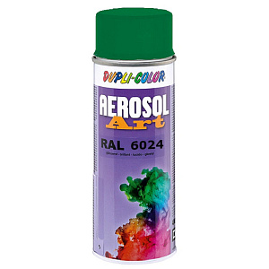 Краска-аэрозоль RAL 6024 Зеленый трафик глянцевая 400мл DUPLI COLOR