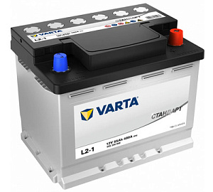 Аккумулятор VARTA Стандарт 6CT-55.0 55Ач (обратная полярность) 12В 480А 242*175*190