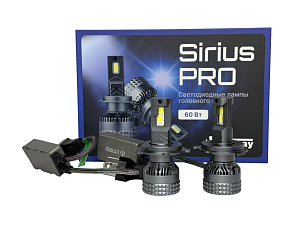Лампа светодиодная H4/H19 60W LIGHTWAY Sirius Pro 2шт