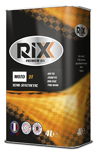 RIXX Moto 2T (синт.) 4л масло моторное (4)