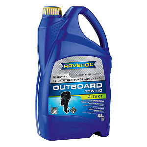 RAVENOL Outboardoel 4T SAE 10W-40 1л масло моторное для лодочных моторов
