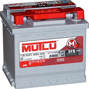 Аккумулятор MUTLU 6CT-55.0 SFB 3 55Ач (обратная полярность) 12В 540А 207*175*190