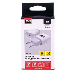 Устройство зарядное сетевое 1USB (3A)  AVS