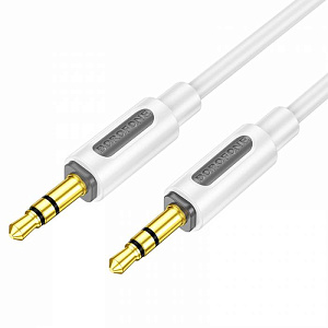 Кабель BOROFONE BL20IW True sound silicone audio white