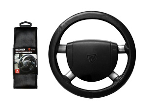Оплетка  руля PSV NAIS CARBON черно-черная M